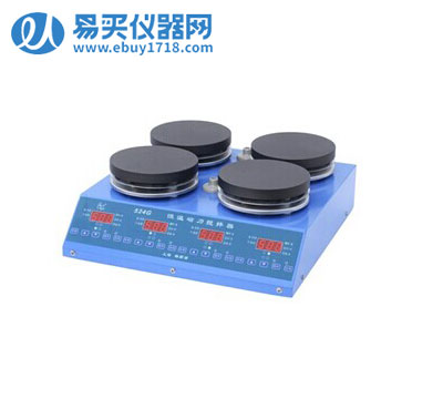 上海梅穎浦數顯恒溫磁力攪拌器524G
